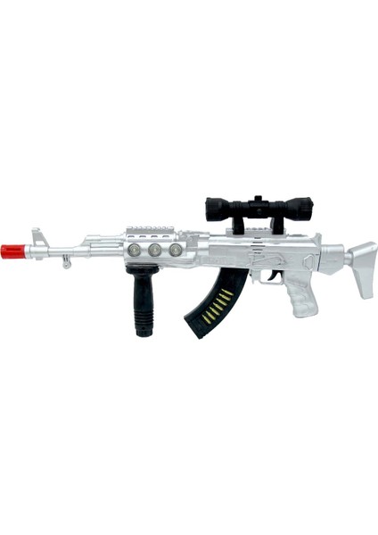 Ak-47 Gun Electric Işıklı Sesli Tüfek