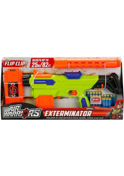 Air Warriors Exterminator Sünger Dart Atan Oyuncak fırsatları
