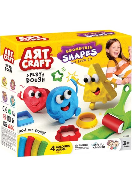 Art Craft Geometrik Şekiller Oyun Hamuru Seti 11 Parça fiyatları