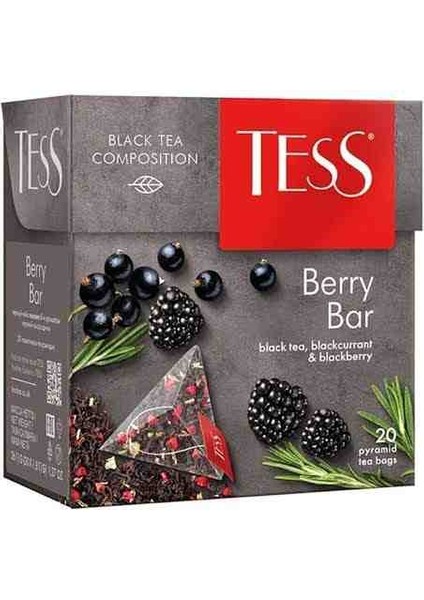 Berry Bar Frenk Üzümü ve Böğürtlen Poşet Çayı