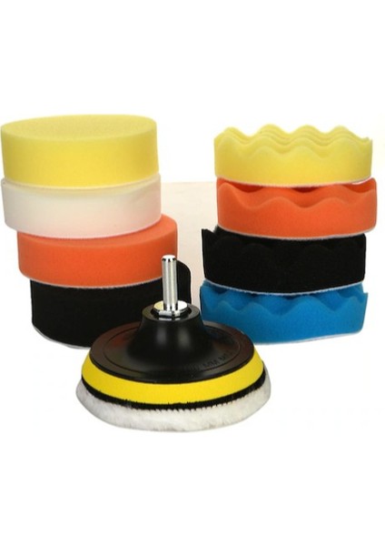 Oto Pasta Cila Polisaj Sünger Seti 11 Parça fırsatları