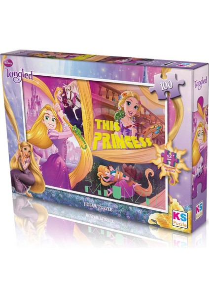 Ks Tangled 100 Parça Puzzle fırsatları