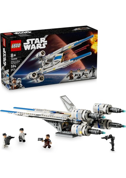 : Andor Asi U-Wing Starfighter 75399-8 Yaş ve Üzeri Hayranları Için Yaratıcı Oyuncak Yapım Seti (594 Parça)