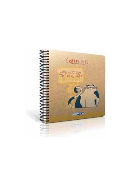 Gıpta Craft Notes A4 1000 Spir.sert Kapak Defter 1820