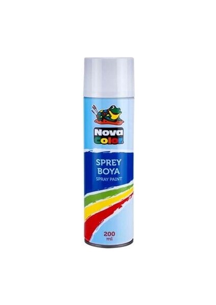 Nova Color 200 ml Sprey Boya Beyaz NC-804