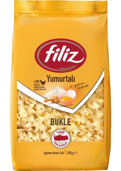 Yumurtalı Bukle Makarna 350 G x 12/24/36 Adet (4,2 kg / 8,4 kg / 12,6 Kg) | Geleneksel Tat & Pratik Pişirme | Doyurucu Seçim fiyatları