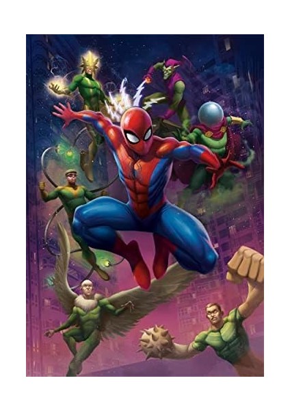 39768 Spiderman, Yapboz 1000 Parça, Yetişkinler ve Çocuklar Için, 10 Yaşındaki Tüm Aile Için Beceri Oyunu, Çok Renkli modelleri