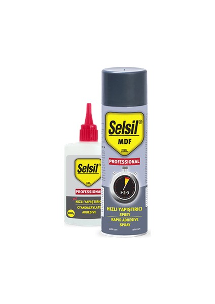 Selsil 200 ml Mdf Yapıştırıcı (Hızlı Yapıştırıcı)