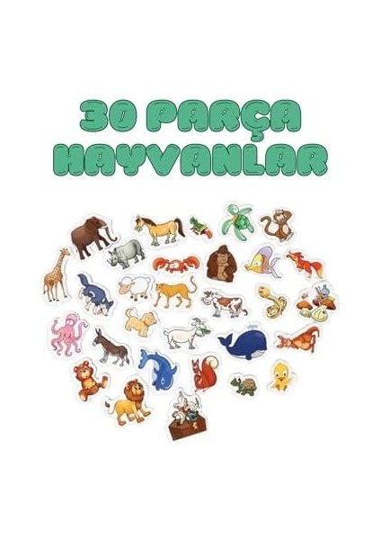 Manyetik Mıknatıslı 51 Parça Sayılar 30 Parça Hayvanlar 66 Parça Harfler 26 Prça Meyve Sebze fiyatları