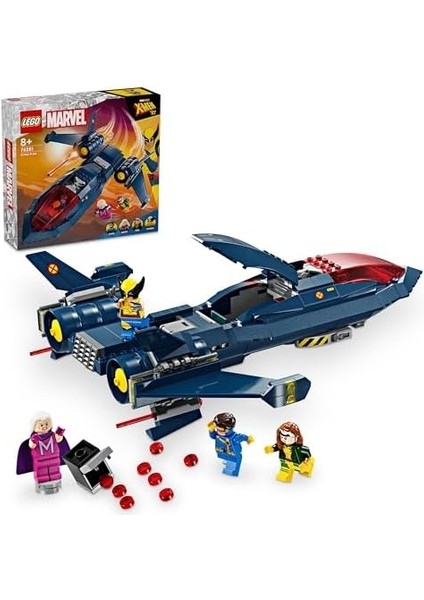 | X-Men X-Jet 76281 - 8 Yaş ve Üzeri Süper Kahraman Seven Çocuklar Için Inşa Edilebilen Oyuncak Uçak Modeli Içeren Yaratıcı Oyuncak Yapım Seti (359 Parça) modelleri