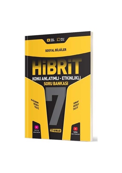 Hız Yay.-7.sınıf Sosyal Bilgiler Hibrit Konu Anlatımlı Etkinlikli Soru Bankası 2425