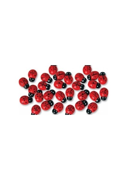 Nedi 12X15MM Uğur Böceği Yapışkanlı 50"li 7101R