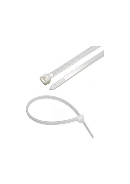 Knıtex KTX-2556 3.6X370 mm 25 Li Beyaz Cırt Kelepçe