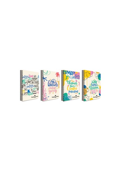 Faber Castell Grafiti A4 Pp Kapak Spiralli Defter Kareli 100 Yp 5075000430