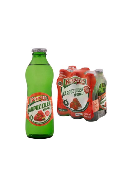 Beypazarı 200 ml Meyveli Soda Karpuz-Çilek Aromalı