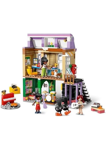 Friends Müzik Mağazası ve Daire 42653-7 Yaş ve Üzeri Çocuklar Için 3 Mini Bebek Içeren Yaratıcı Oyuncak Yapım Seti, Doğum Günü Hediyesi, Özel Gün Hediye Fikri (483 Parça) fiyatları