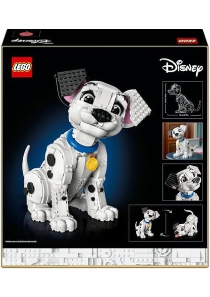 ǀ 101 Dalmaçyalı Köpek Yavrusu 43269 - Yetişkin Hayvanseverler Için Yavru Köpek Figürü Içeren Koleksiyonluk Nostaljik Model Yapım Seti, Doğum Günü Hediyesi (1722 Parça) modelleri