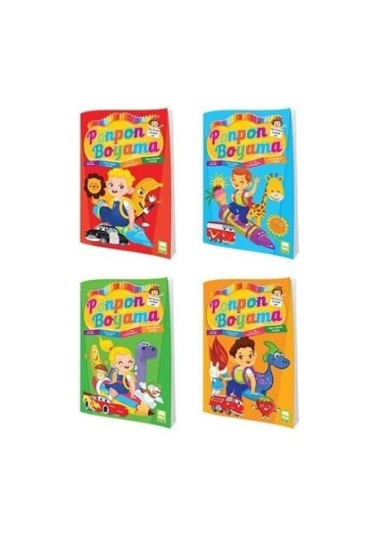 Ponpon Boyama - Ema Çocuk Yayınları