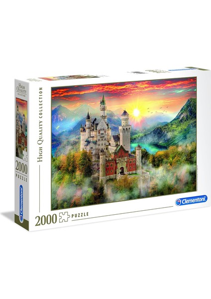 - 2000 Parça Yetişkin Puzzle - Neuschwanstein - 32559
