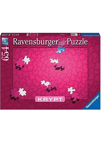 Puzzle 16564 - Kript Puzzle Pembe - 14 Yaş Yetişkinler ve Çocuklar Için Ağır Bulmaca, 654 Parça modelleri