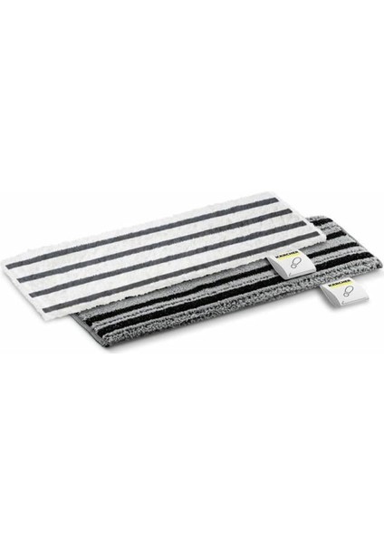 Easyfix Zemin Bezi Kiti, 2 Adet Yüksek Kaliteli Aşındırıcı Bez, Sert Zeminlerin Iyice ve Hijyenik Temizlenmesi Için Orijinal Kärcher Buharlı Temizleyici Aksesuarları