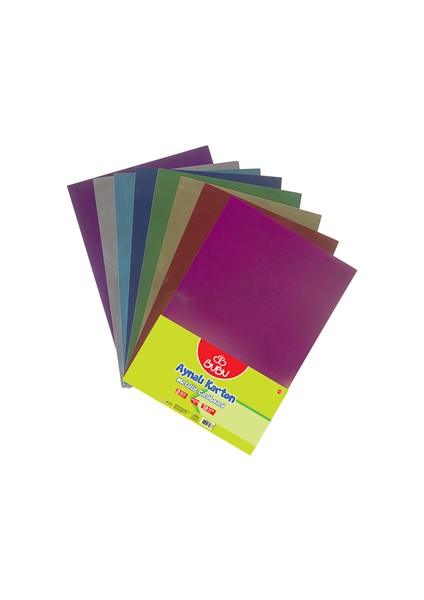 Bubu 50X70 cm Aynalı Karton 8 Renk 10 Lu FK0018