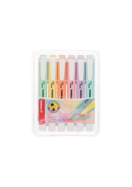Stabilo Swing Cool Fosforlu Kalem Pastel Set 6 Lı 2756-08