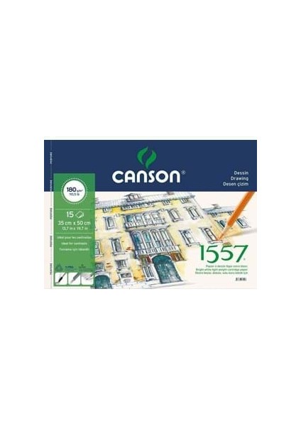 Canson 35X50 Dokulu Resim Defteri 15 Syf 180 gr