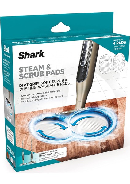 XKITP7000D Soft Scrub 2 Buharlı & Scrub Dirt Grip Dusting Yıkanabilir Pedler