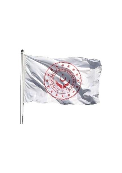 Kale 100X150 Aile ve Sosyal Politikalar Bakanlığı Flaması