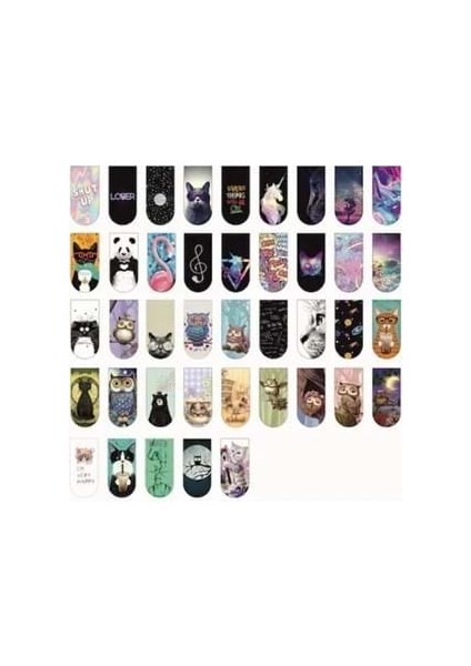 Keskin Color K-Gift Cam Magnet 3"lü Kedi 493207-99