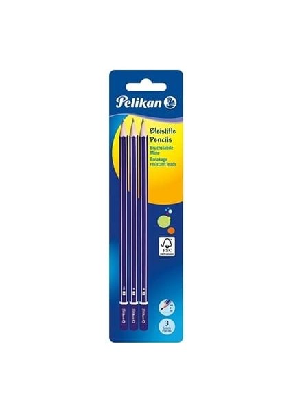 Pelikan Hb-B-2b Kurşun Kalem 3"lü 807418