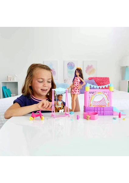 Barbie Bebek Bakıcısı Skipper Oyun Evi Seti HHB67 indirimleri