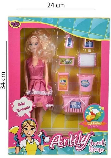 Oydaş Kutuda Anlily Temizlik Setli Bebek 2442 modelleri