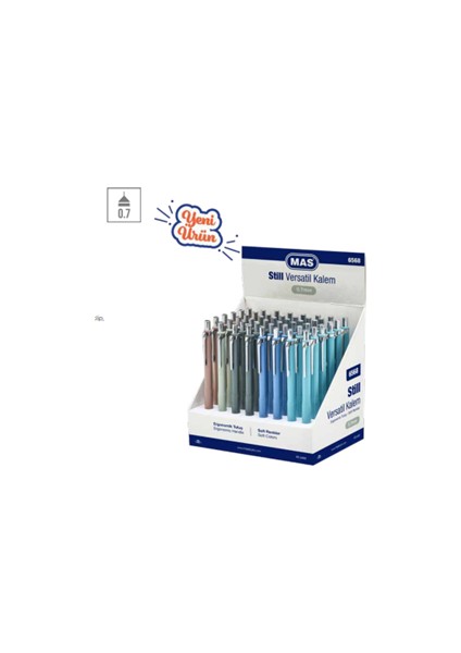 Mas 0.7 Steady Versatil Kalem Pastel Renkler 6572