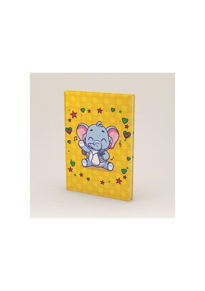 Elma Sevimli Hayvanlar 12.5X10 Sert Kapak Defter Kareli 96 Yp MBH01-YGT