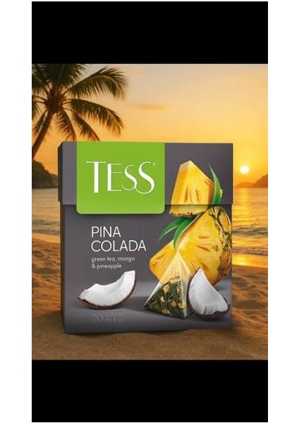 Pina Colada Yeşil Çay, Mango, Ananas Poşet Çayı fiyatları