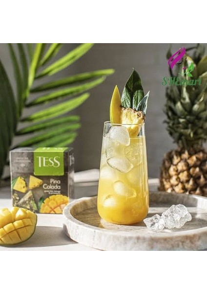 Pina Colada Yeşil Çay, Mango, Ananas Poşet Çayı fırsatları
