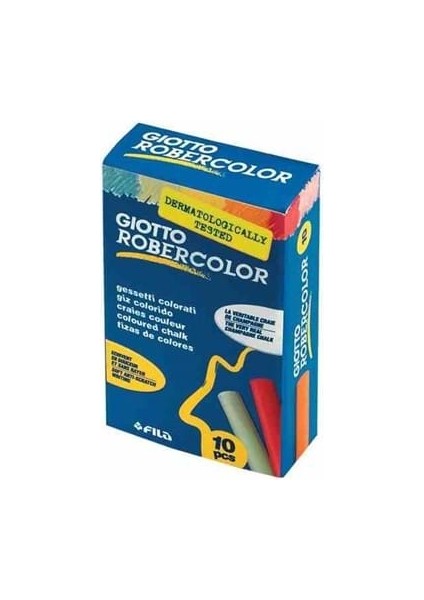 Robercolor Tebeşir 10 Lu Karışık Renkli