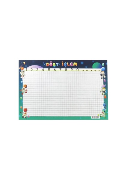 Odak A4 Yazı Çalışma - Dört Işlem Kartı 10 Lu 777-018