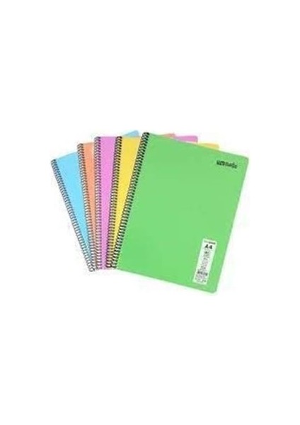 Umur Mynote Flex Pastel A4 Pp Kapak Spiralli Defter Çizgili 100 Yp MFXPA-A4100-Ç