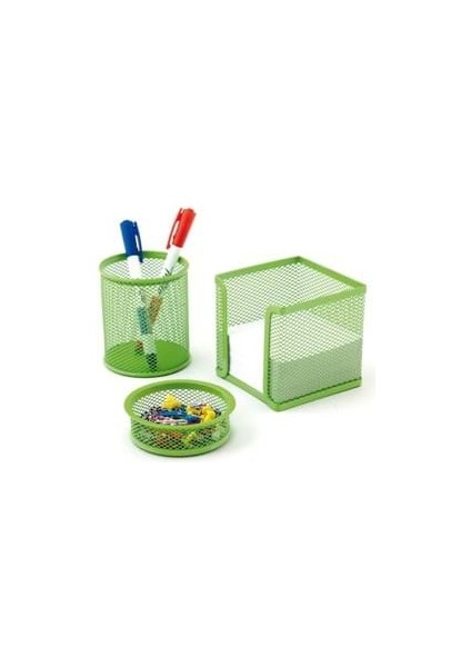 Mas Metal Perfore 3 Lü Set Yeşil 505
