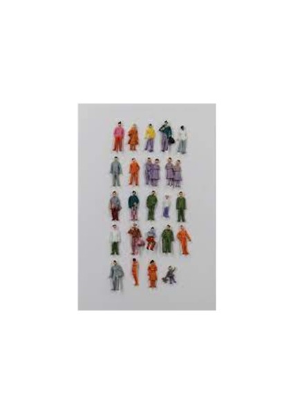 Jordania 125 76 mm Insan Figürü Boyalı Kadın 2"li JEO1-IB1025K