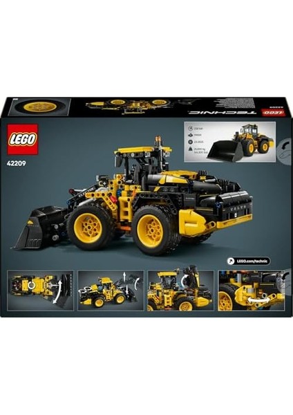 Volvo L120 Electric Tekerlekli Yükleyici 42209-9 Yaş ve Üzeri Inşaat Tutkunu Çocuklar Için Yaratıcı ve Eğitici Oyuncak Yapım Seti, Doğum Günü Hediyesi (973 Parça) fiyatları