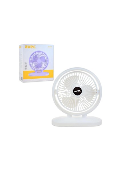 Avec AV-F558 Mini Fan USB Şarjlı Masa Üstü Vantilatör