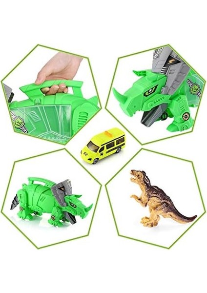 02705 Sun-Yfn-Oyun Set Dinazor Carry Case 4ARAÇ/6H modelleri