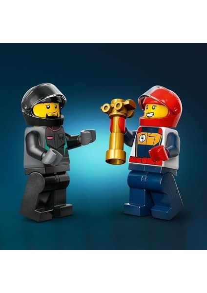 City Go-Kartlar ve Yarış Sürücüleri 60400-5 Yaş ve Üzeri Için Yarışçı Minifigürü Içeren Yaratıcı Oyuncak Yapım Seti (99 Parça) fiyatları