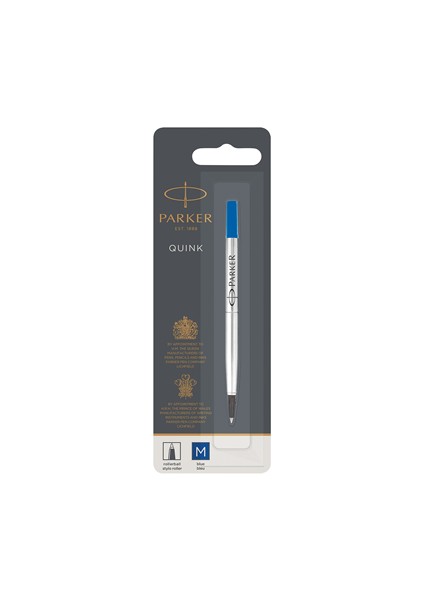 Parker Quink M (Medium) Roller Kalem Yedeği (Refil) Mavi 881250-1950324