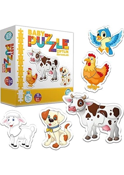 Toys Baby Puzzle Çiftlik Hayvanları modelleri