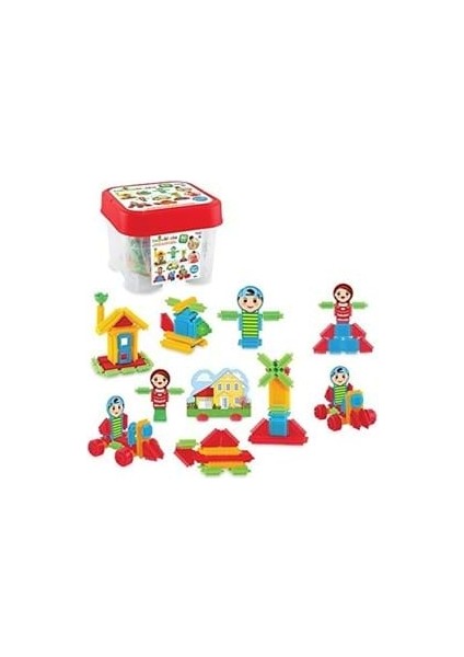 Dede 80 Parça Kaktüs Blok Kova 03316